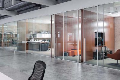 Glass Partition Design for Offices